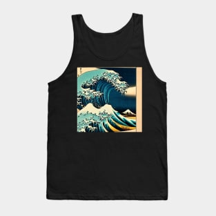 The Majestic Wave - A Stunning Ukiyo-e Painting Tank Top